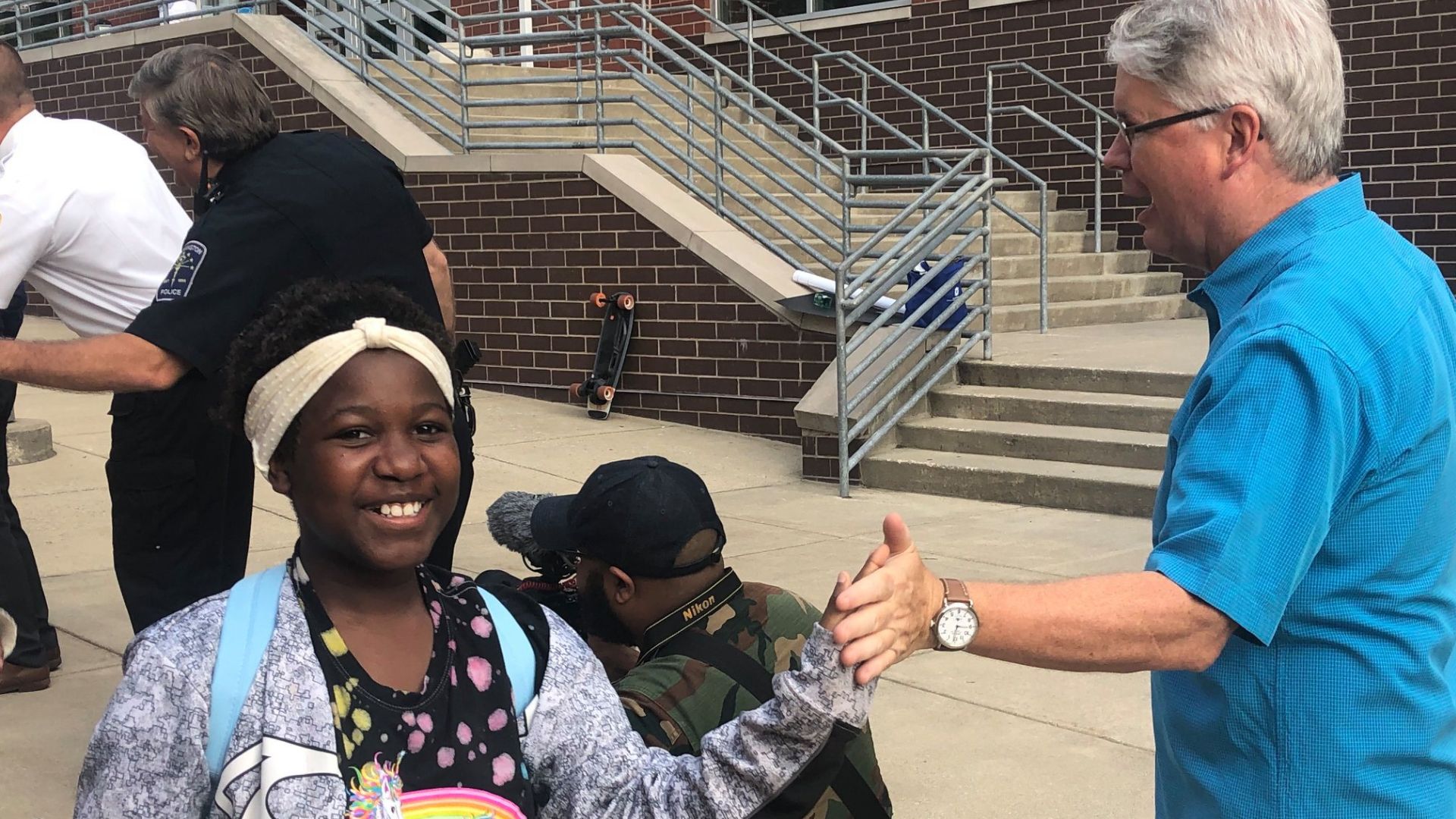 A school morning can last only a few minutes, but the message carried through the front doors may stay with a child far longer. In Bloomington, organizers are preparing to turn one August arrival into a visible show of encouragement, guidance and community support.