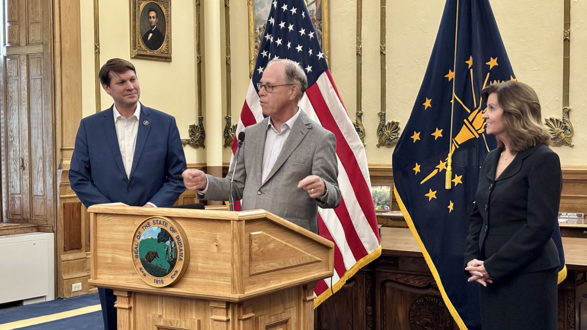 Gov. Mike Braun announced the investment this week as Indiana faces rising electricity demand from manufacturing projects, new commercial development and energy-intensive data centers. The funding comes through the U.S. Department of Energy’s SPARK initiative, a program focused on upgrading existing transmission systems with newer technology.